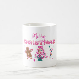 Süßes Frohe Weihnachten Lebkuchen und Candy Design Kaffeetasse