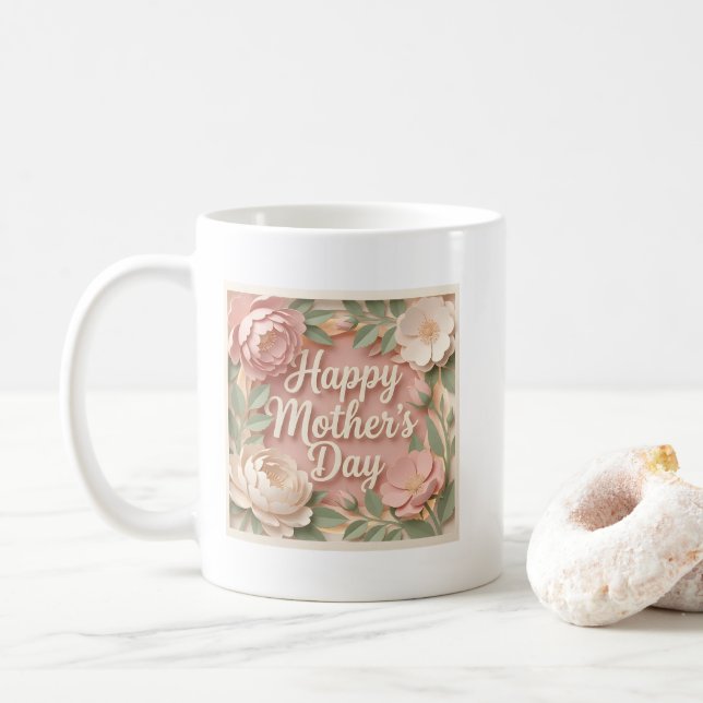 Süßes Frohes Muttertag  Kaffeetasse (Mit Donut)