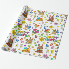 Süßes Frohes Ostern Geschenkpapier