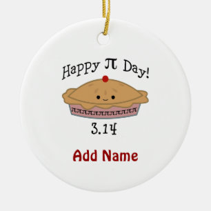 Süßes frohes Pi-Day! Keramik Ornament