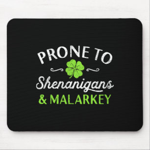 Süßes frohes St. Patricks Day, anfällig für Schabe Mousepad