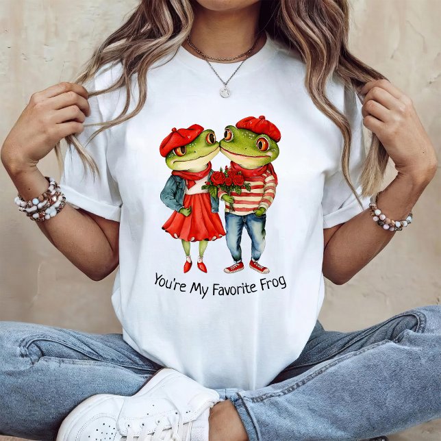 Süßes Froschpärchen T-Shirt (Von Creator hochgeladen)