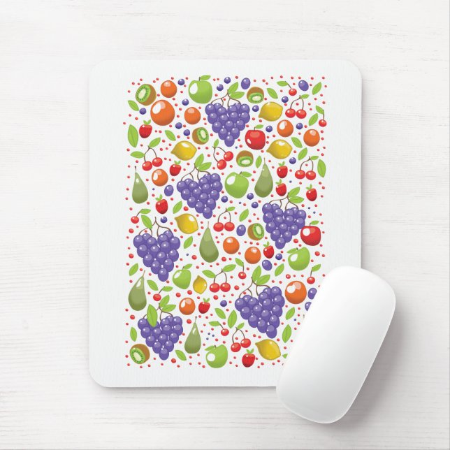 Süßes Fruchtmuster Mousepad (Mit Mouse)