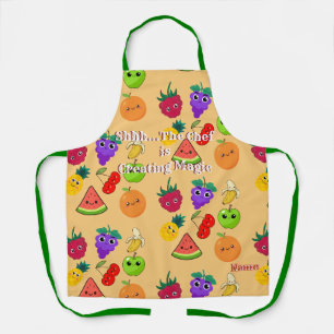 Süßes Fruchtmuster-Schürze, individuelle Catering- Schürze