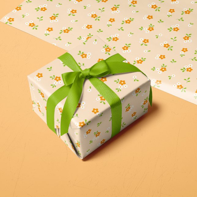 Süßes Frühlingsblumen-Daisy-Sträuße-Muster Geschenkpapier (Von Creator hochgeladen)