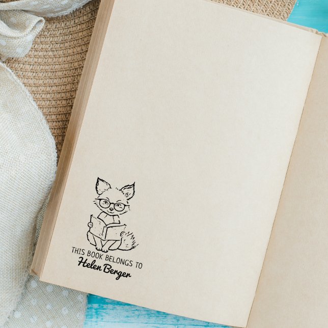 Süßes Fuchs-Exlibris Gummistempel (Von Creator hochgeladen)