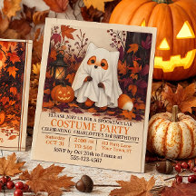Süßes Fuchs-Geist-Kostüm Halloween-Geburtstagsfeie