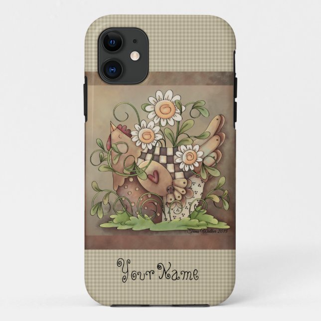 Süßes Gänseblümchen-Henne iPhone 5/5S Case-Mate iPhone Hülle (Rückseite)