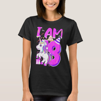 Süßes Geburtstags-Top für 8-jähriges Mädchenkleid T-Shirt