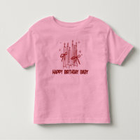 Süßes Geburtstagskerzen-T-Shirt für Kinder