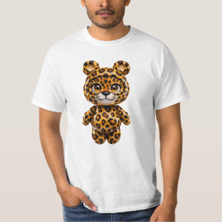 Süßes geflecktes Leopard Kawaii Safari-Shirt  T-Shirt