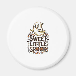 Süßes Geister Halloween Vintage Gruseliges Shirt_1 Magnet
