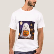 Süßes Geister-Trick-or-Treat-Halloween-Party-T-Shi