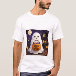 Süßes Geister-Trick-or-Treat-Halloween-Party-T-Shi T-Shirt