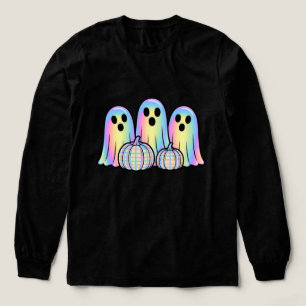Süßes Geister-Trio Halloween T-Shirt Adorable Kaw Tri-Blend Shirt