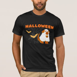 Süßes Geisterhund-Halloween-Kostüm Gruselige Jahre T-Shirt