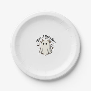 Süßes Geisterkuh Halloween Moo Ich meine Boo-Shirt Pappteller