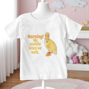 Süßes gelbes Entlein Profilfoto Benutzerdefiniert Baby T-shirt
