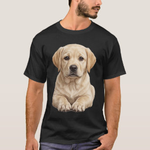 Süßes gelbes Labrador Retriever Welpen T-Shirt   R
