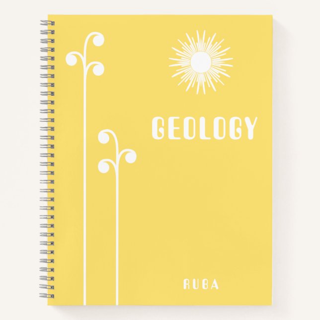 Süßes gelbes Notizbuch (Vorderseite)