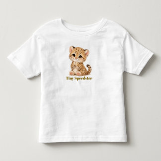 Süßes Gepard-Kindert-Shirt, süße Katze Kleinkind T-shirt