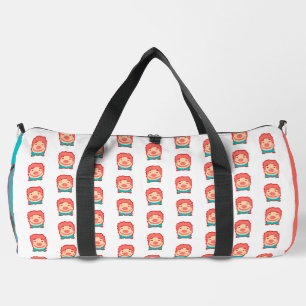 Süßes gepixeltes Clownsgesicht  Duffle Bag