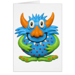 Süßes gepunktetes Monster