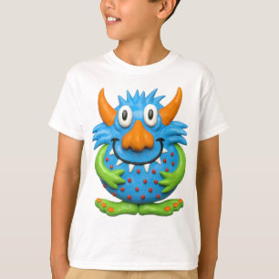 Süßes gepunktetes Monster T-Shirt
