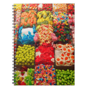 Süßes Geschäftsnotizbuch der bunten Süßigkeit Notizblock