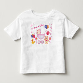 Süßes Geschenk Farbige Kleinkind-Mädchen-Bluse Kleinkind T-shirt