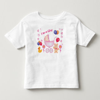 Süßes Geschenk Farbige Kleinkind-Mädchen-Bluse Kleinkind T-shirt