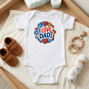 Süßes Geschenk für den Vater eines Neugeborenen Baby Strampler