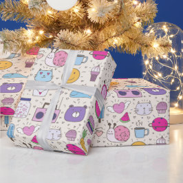 Süßes Geschenk für Kinder, Babys & Baby-Partys Geschenkpapier