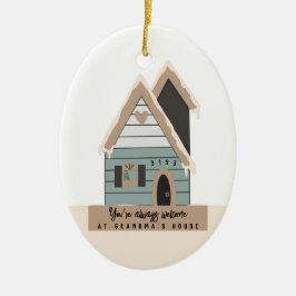 Süßes Geschenk von Oma für Großkinder Keramik Ornament