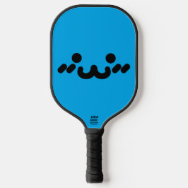 Süßes Gesicht Blau Pickleball Schläger