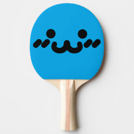 Süßes Gesicht Blau Tischtennis Schläger