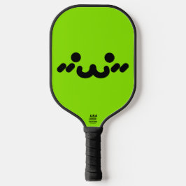 Süßes Gesicht Grün Pickleball Schläger