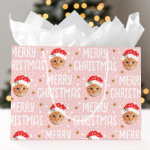 Süßes Gesicht-in-einem-Loch-Weihnachts-Haustier-Fo