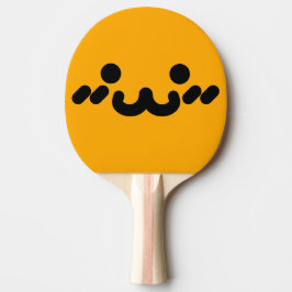 Süßes Gesicht Orange Tischtennis Schläger