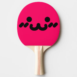 Süßes Gesicht Pink Tischtennis Schläger