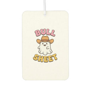 Süßes Gespenst-Cowboy-Vintage-Fun-Shirt Autolufterfrischer