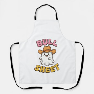 Süßes Gespenst-Cowboy-Vintage-Fun-Shirt Schürze