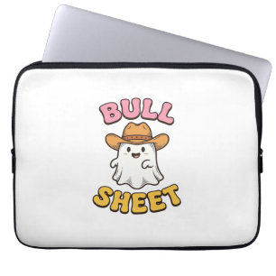 Süßes Gespenst-Cowboy-Vintage-Funny-T-Shirt Laptopschutzhülle