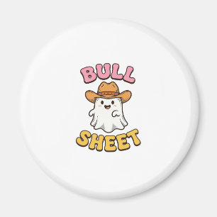 Süßes Gespenst-Cowboy-Vintage-Funny-T-Shirt Magnet
