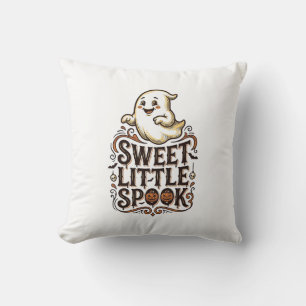 Süßes Gespenst Halloween Vintage Gruseliges T-Shir Kissen