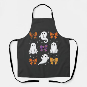 Süßes Gespenst mit Schleifen Halloween-Design_1 Schürze
