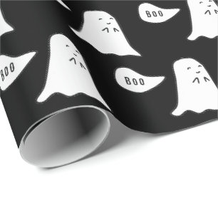 Süßes Gespenst sagt Boo Muster Halloween Geschenkpapier