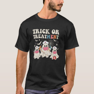 Süßes Gespenst Sanitäter Halloween Trick Or Treatm T-Shirt