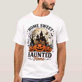 Süßes Gespenster Zuhause Halloween T-Shirt