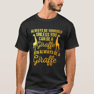 Süßes Giraffen-Design für Männer Frauen Erwachsene T-Shirt
